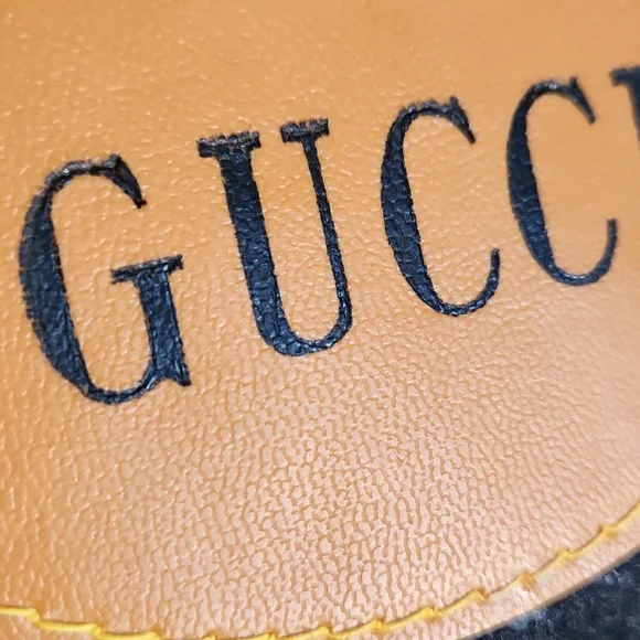 Gucci Vintage Small Black and Brown Wool And Faux Leather Tote/dust Bag - Picture 4 of 9